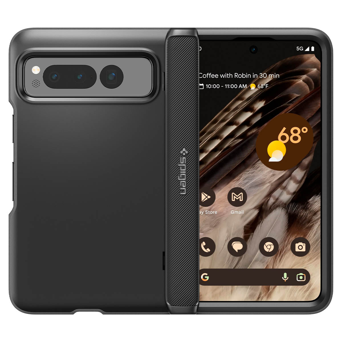 Google Pixel Fold Slim Armor Pro Case Black