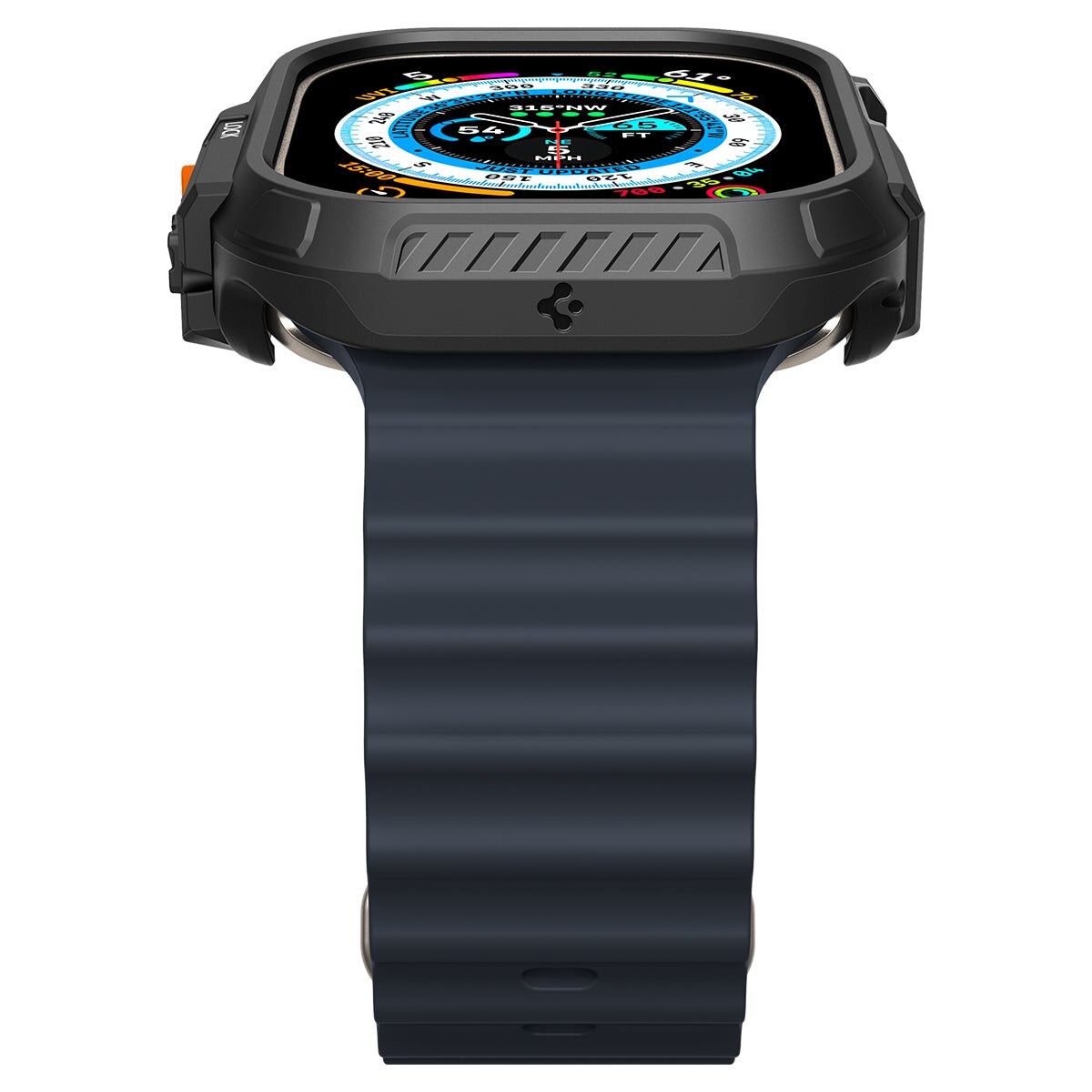 Apple Watch Ultra 2 49mm Case Lock Fit Black