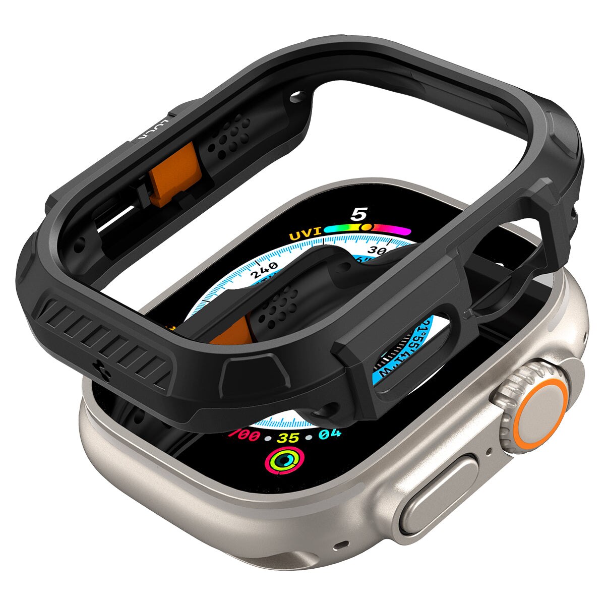 Apple Watch Ultra 2 49mm Case Lock Fit Black