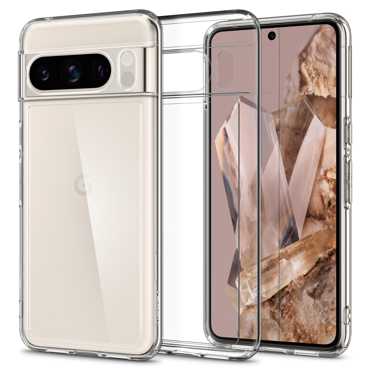 Google Pixel 8 Pro Case Ultra Hybrid Crystal Clear