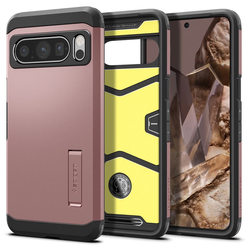 Google Pixel 8 Pro Case Tough Armor Rose Gold