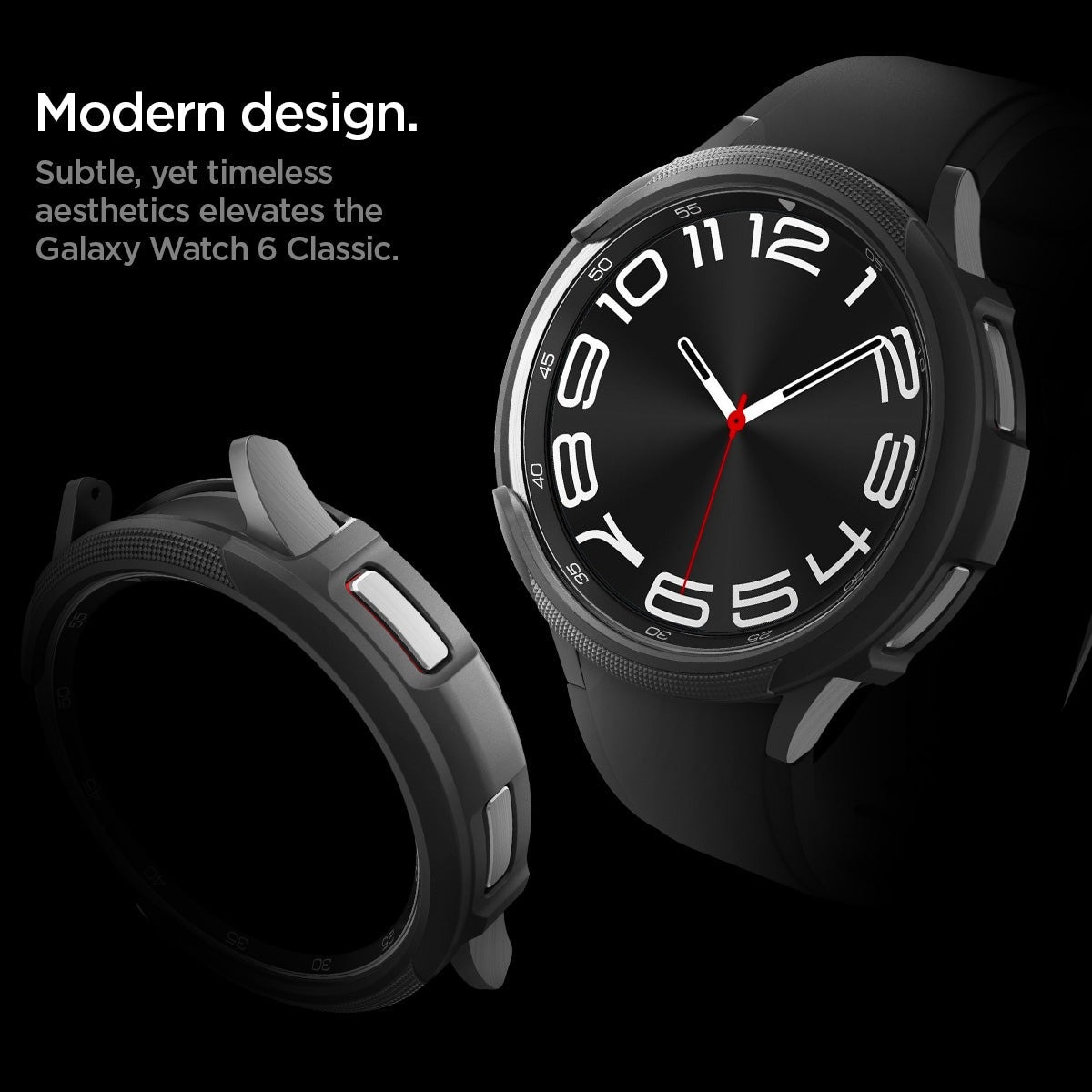 Samsung Galaxy Watch 6 Classic 47mm Deksel Liquid Air svart