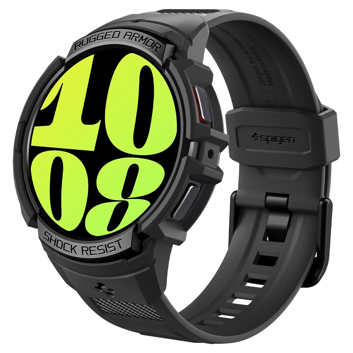 Samsung Galaxy Watch 6 44mm Case Rugged Armor Pro svart