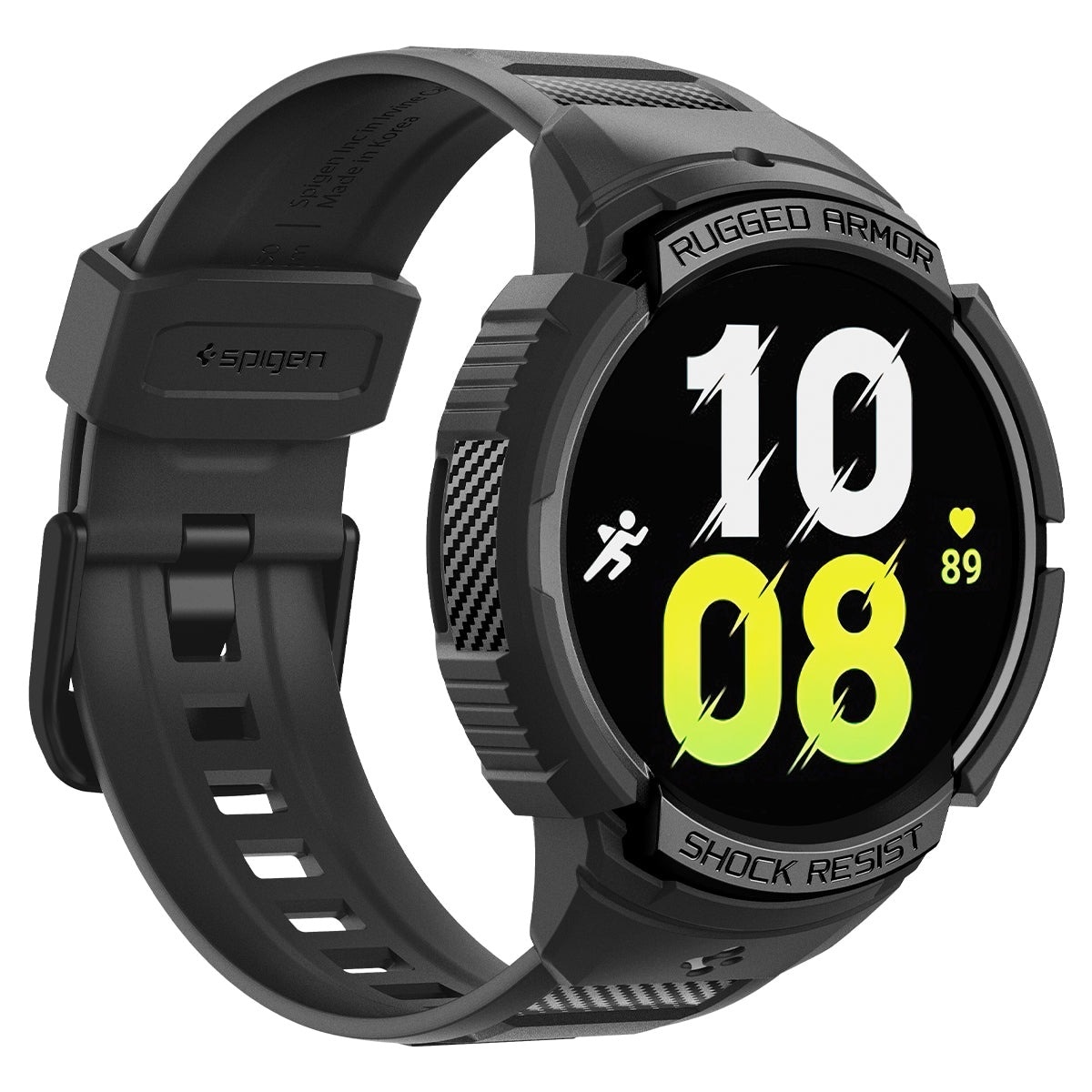 Samsung Galaxy Watch 6 44mm Case Rugged Armor Pro svart