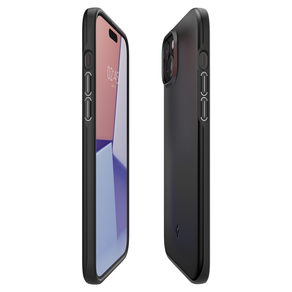 iPhone 15 Case Thin Fit Black