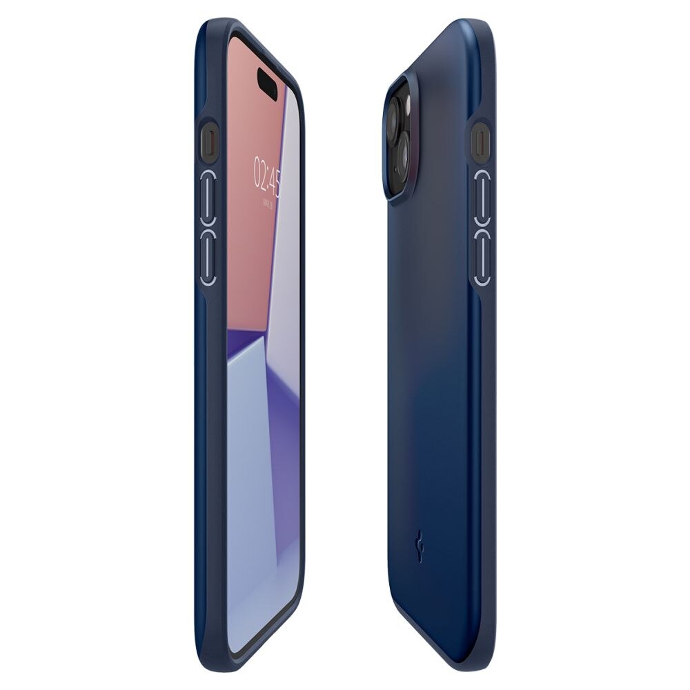 iPhone 15 Deksel Thin Fit Navy Blue