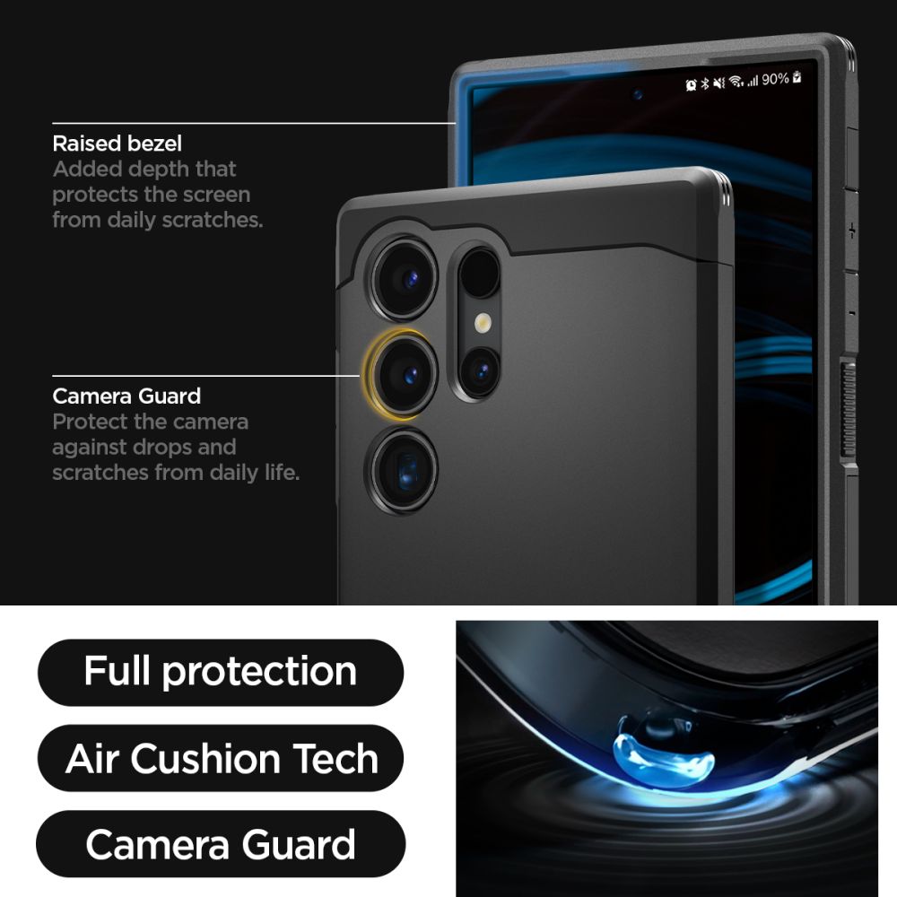 Samsung Galaxy S24 Ultra Case Tough Armor Black
