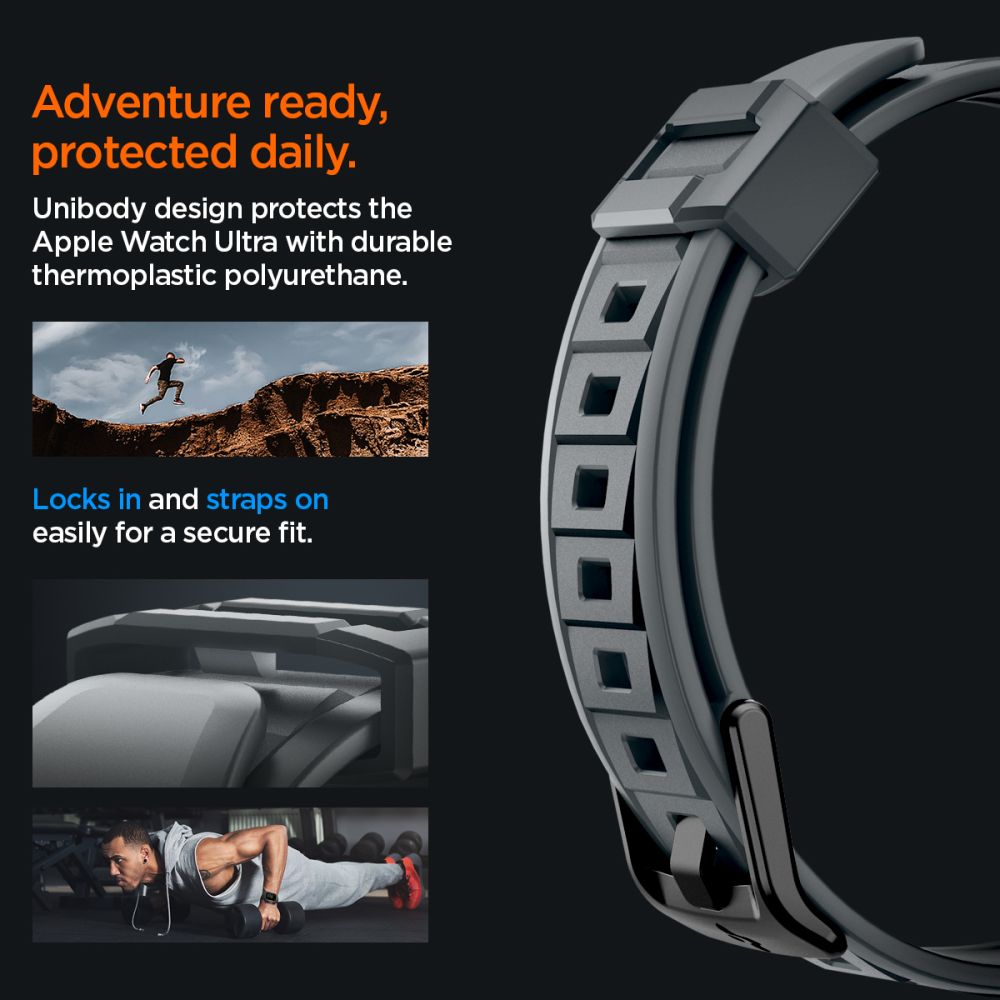 Apple Watch Ultra 2 49mmCase Rugged Armor Pro Dark Grey