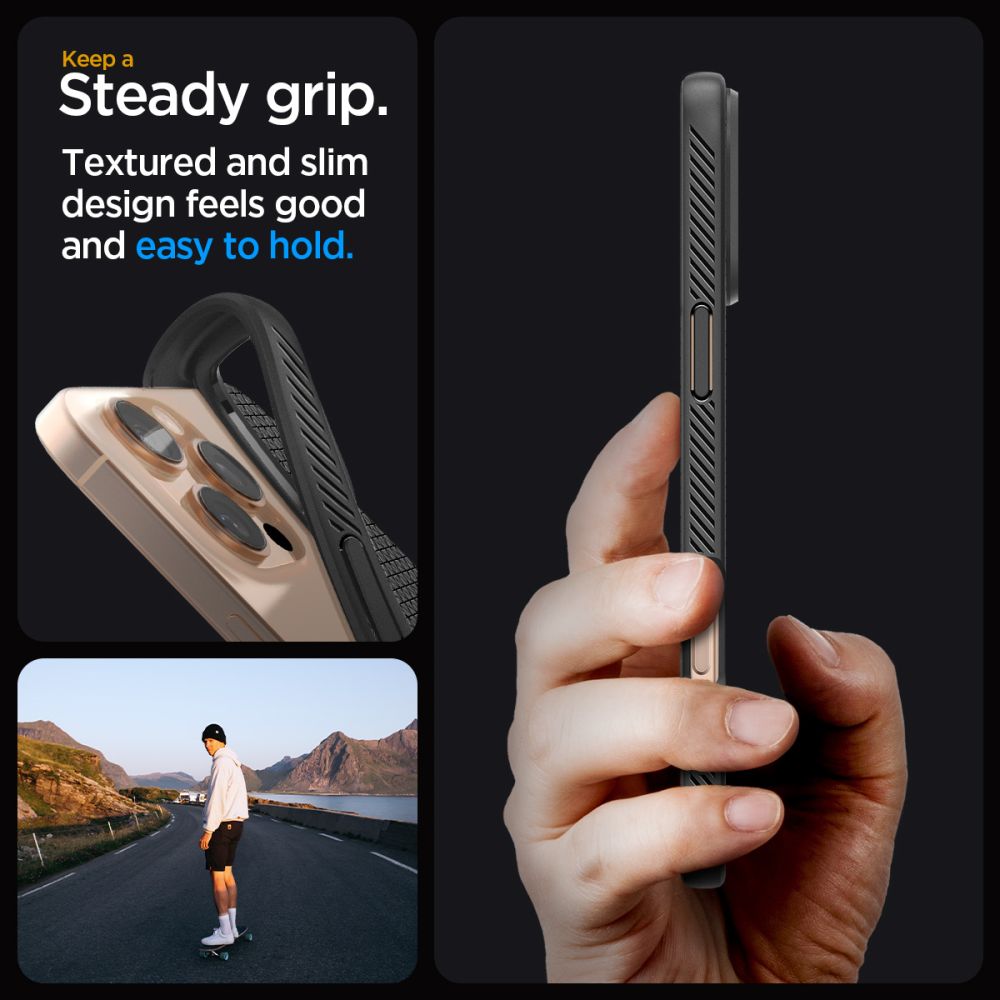 iPhone 16 Pro Case Liquid Air Matte Black