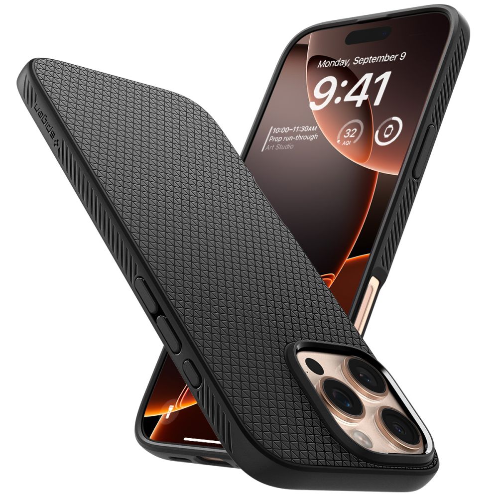 iPhone 16 Pro Case Liquid Air Matte Black