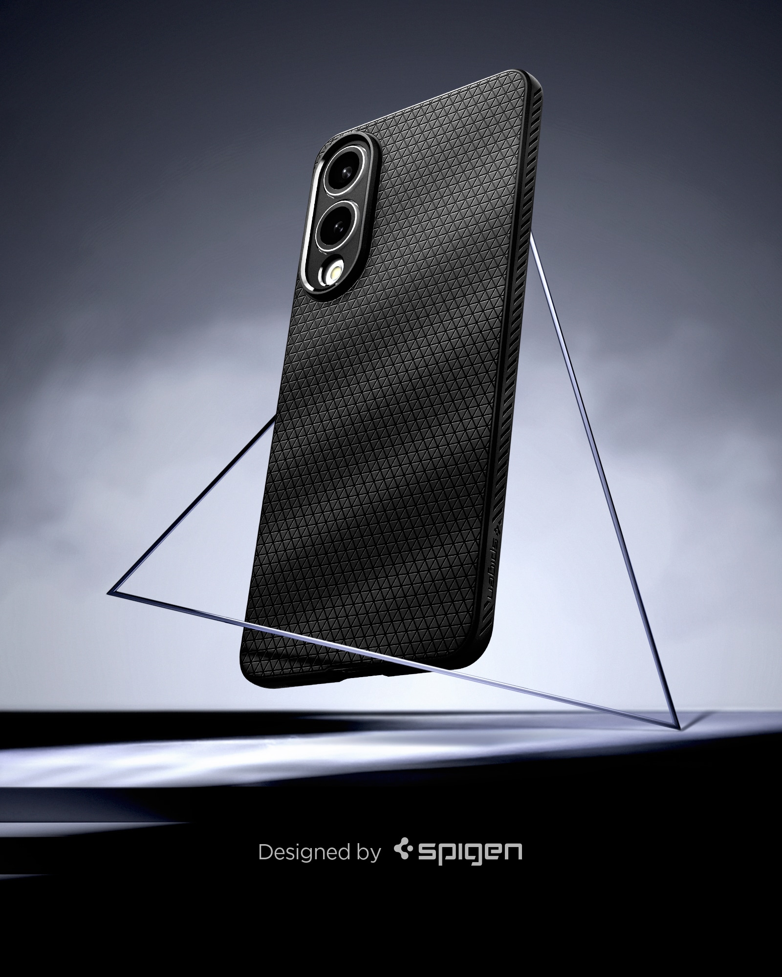 Samsung Galaxy S25 Edge Case Liquid Air Matte Black