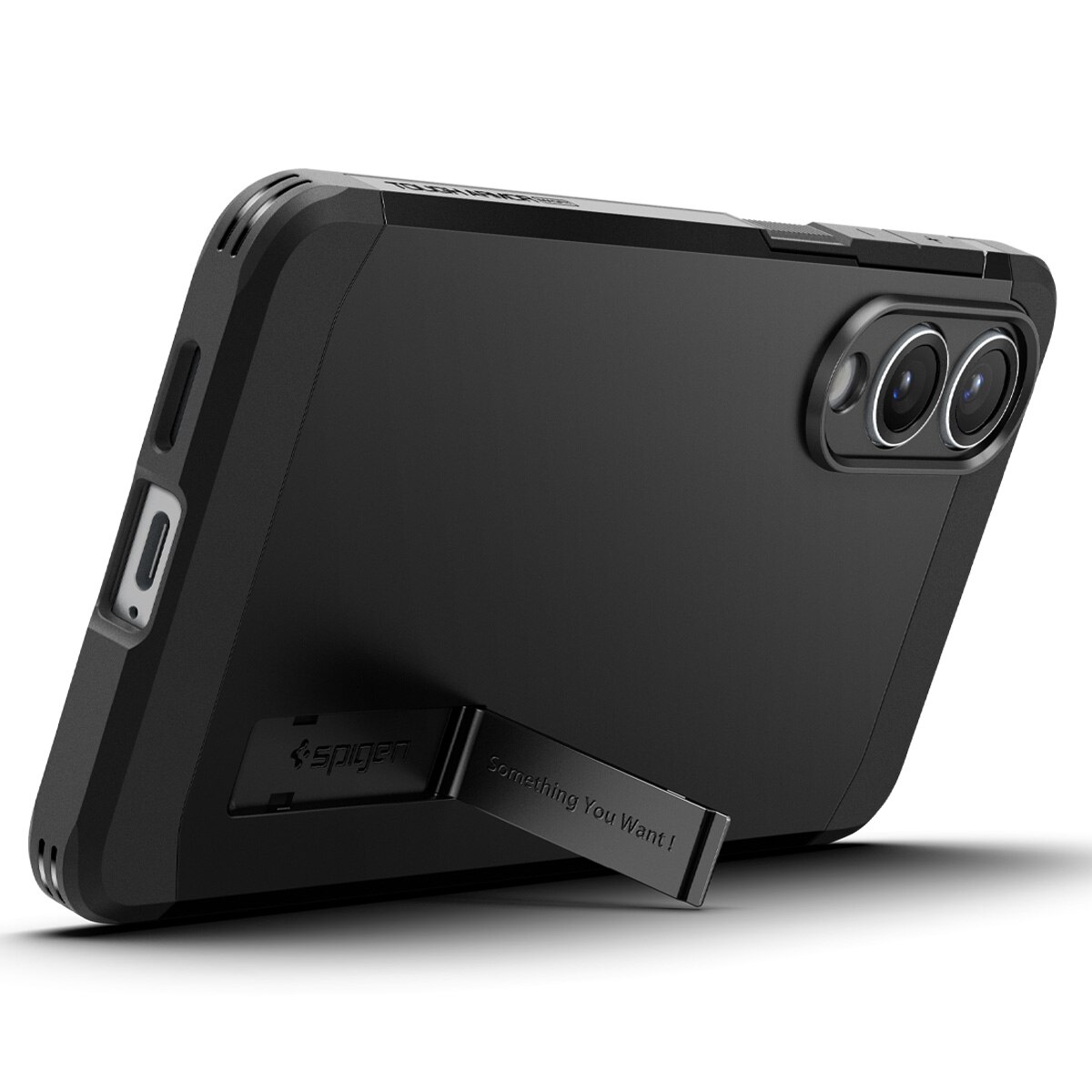Samsung Galaxy S25 Edge Case Tough Armor MagSafe Black