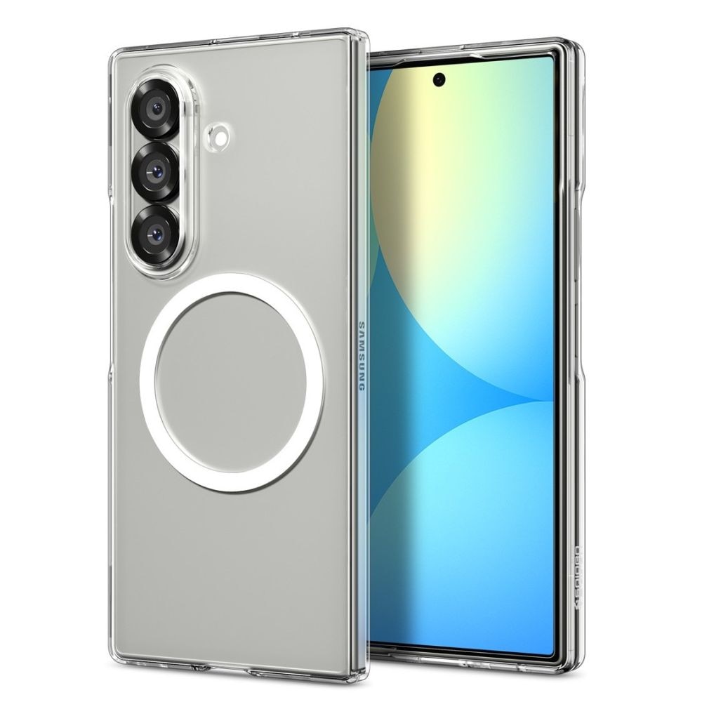 Samsung Galaxy Z Fold 7 Case AirSkin MagSafe Clear White