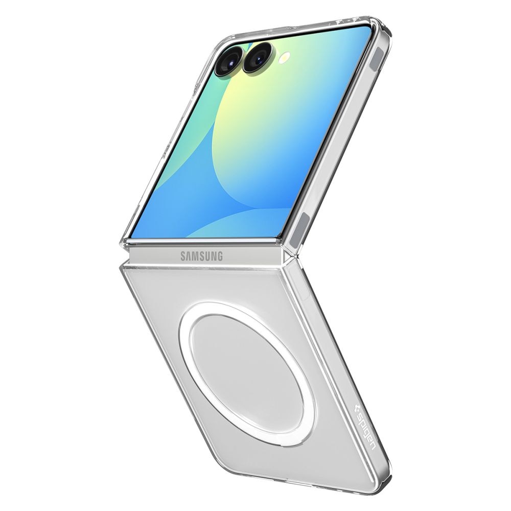 Samsung Galaxy Z Flip 7 Case AirSkin MagSafe Clear White