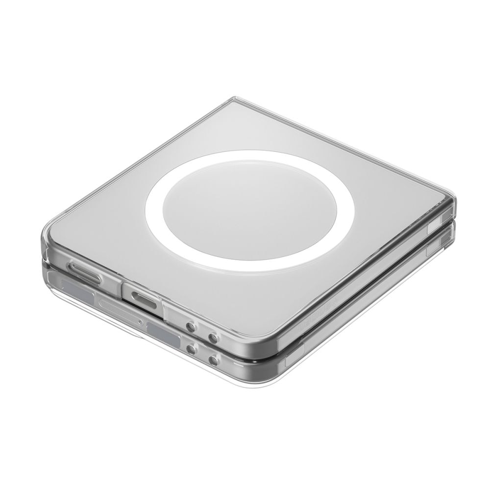 Samsung Galaxy Z Flip 7 Case AirSkin MagSafe Clear White
