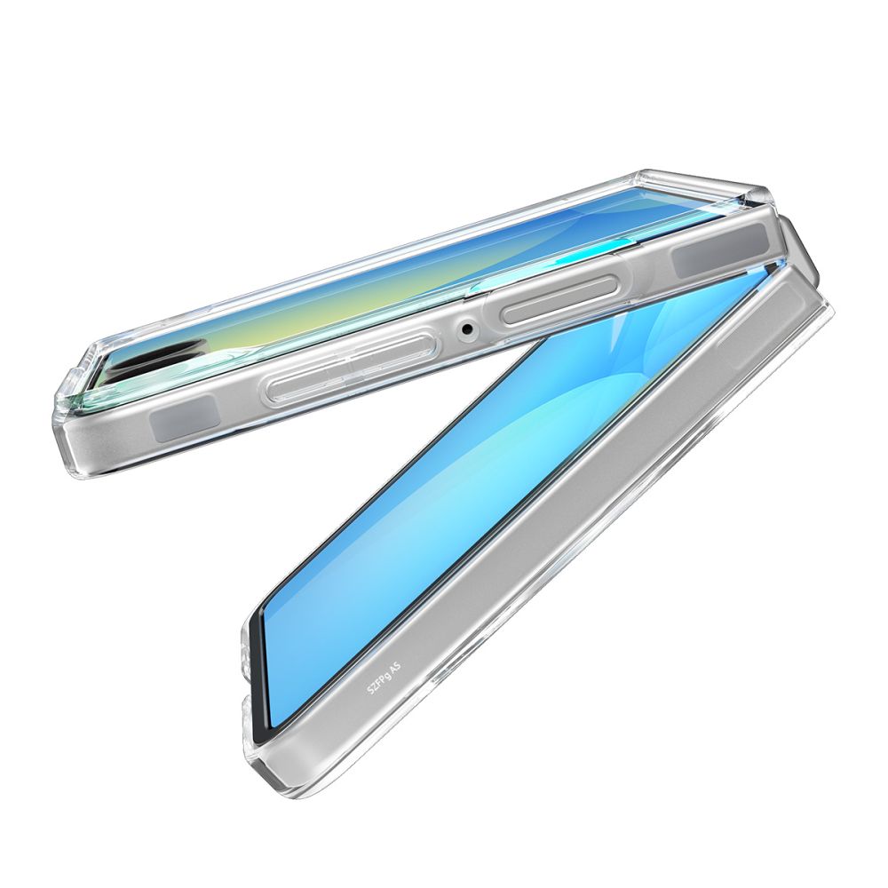Samsung Galaxy Z Flip 7 Case AirSkin MagSafe Clear White