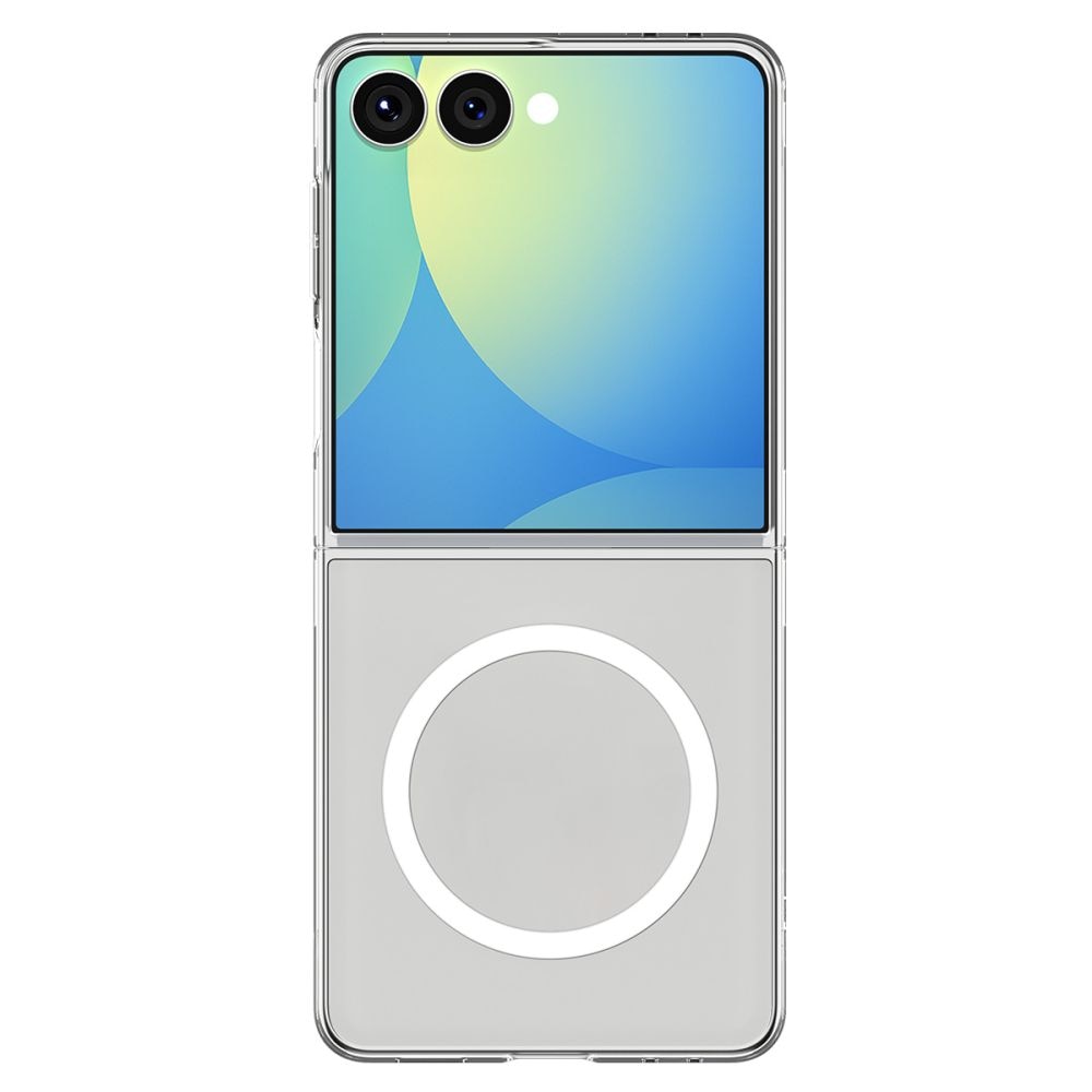 Samsung Galaxy Z Flip 7 Case AirSkin MagSafe Clear White