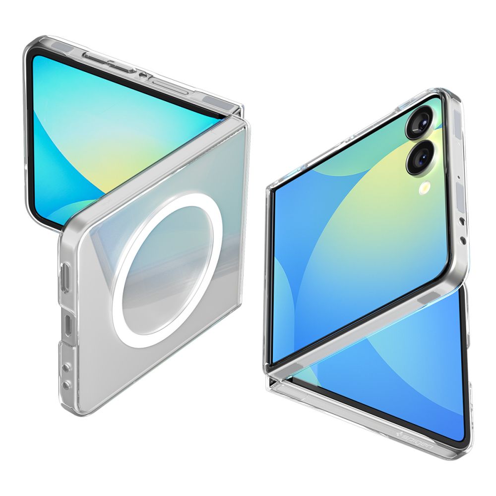 Samsung Galaxy Z Flip 7 Case AirSkin MagSafe Clear White