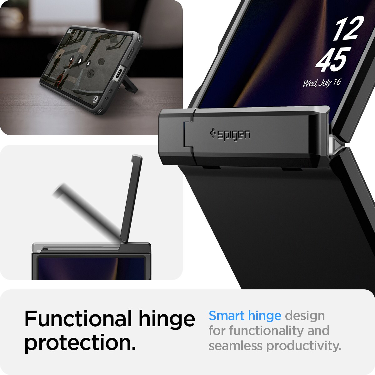 Samsung Galaxy Z Flip 7 Case Tough Armor Pro MagSafe Black