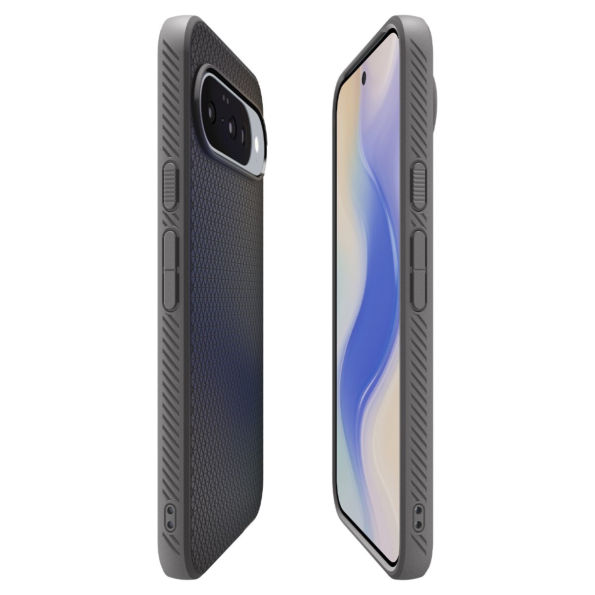 Google Pixel 10 Case Liquid Air MagSafe Marble Gray