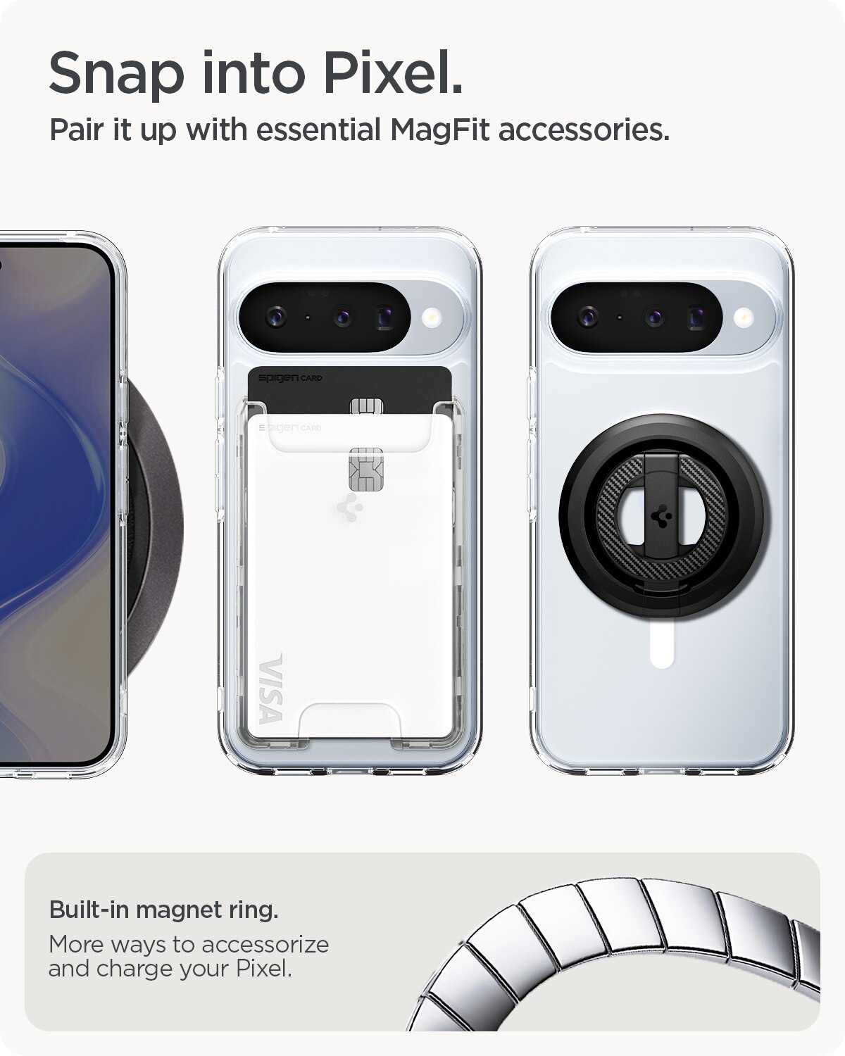 Case Ultra Hybrid MagSafe Google Pixel 10 Clear White