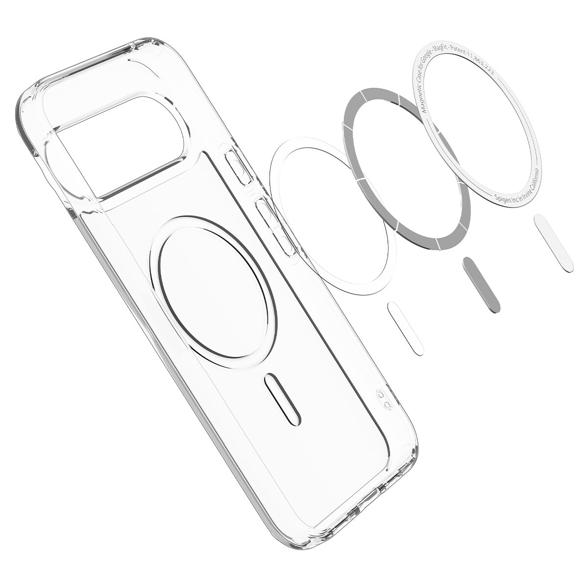 Case Ultra Hybrid MagSafe Google Pixel 10 Clear White