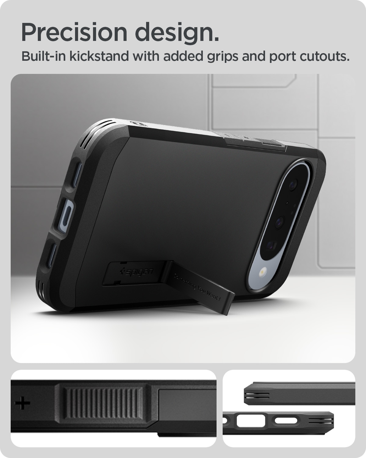 Google Pixel 10 Pro Case Tough Armor MagSafe Black