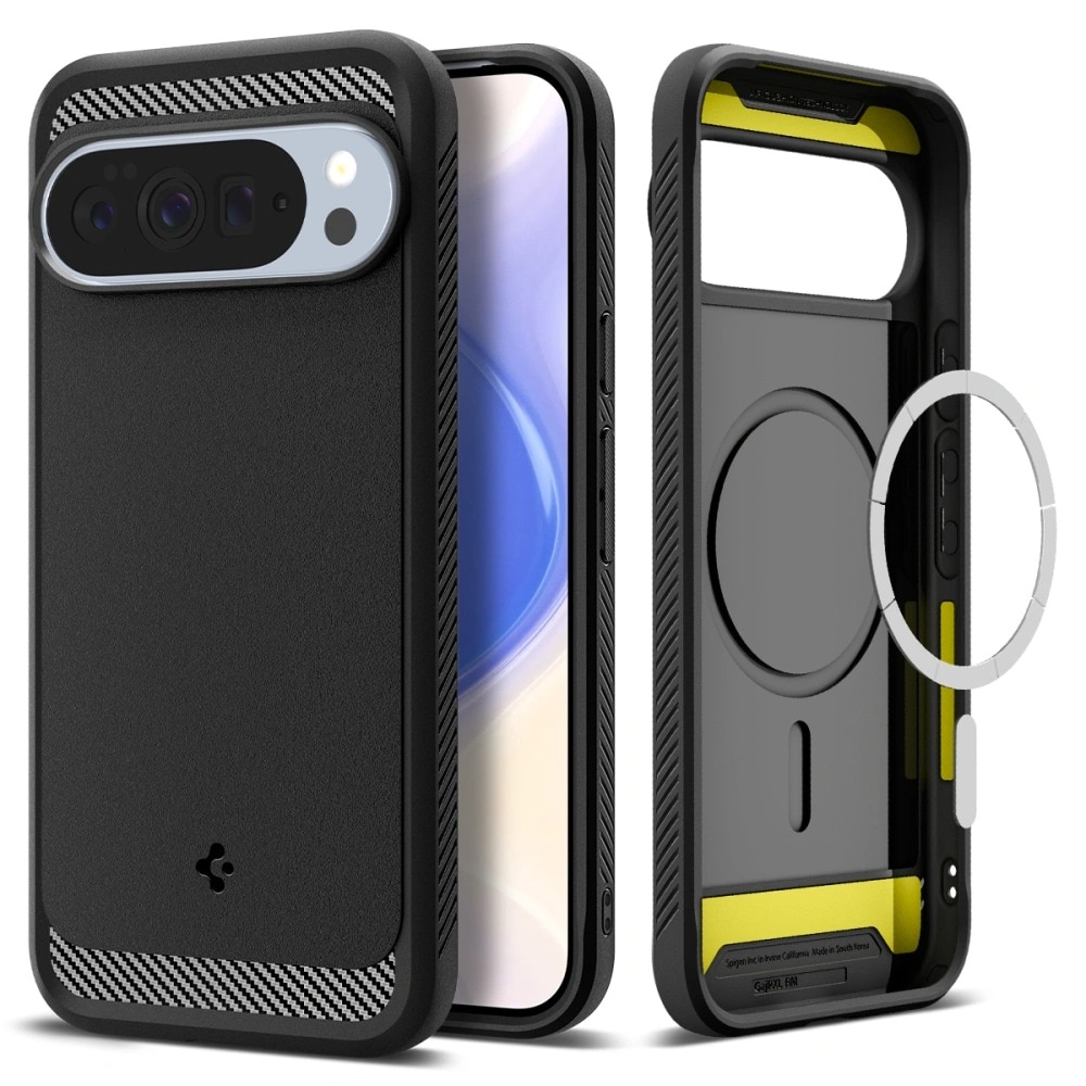 Google Pixel 10 Case Rugged Armor MagSafe Black