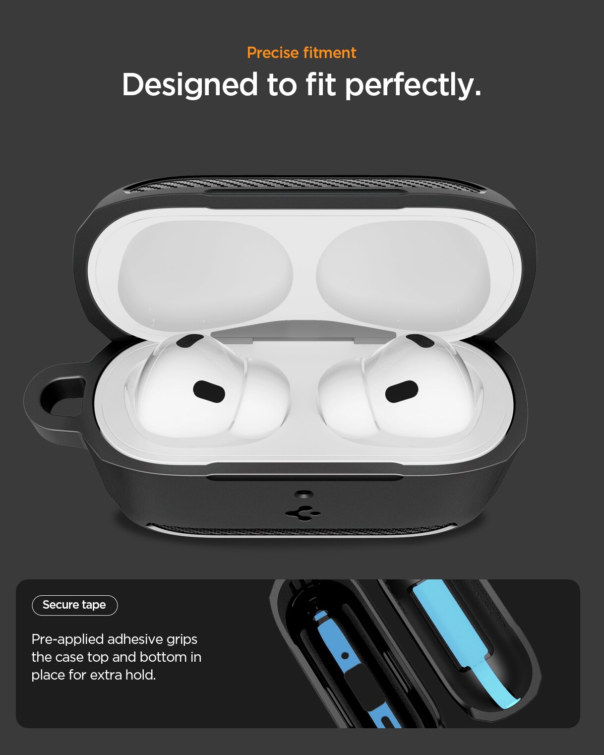 Apple AirPods Pro 3 Case Rugged Armor Black