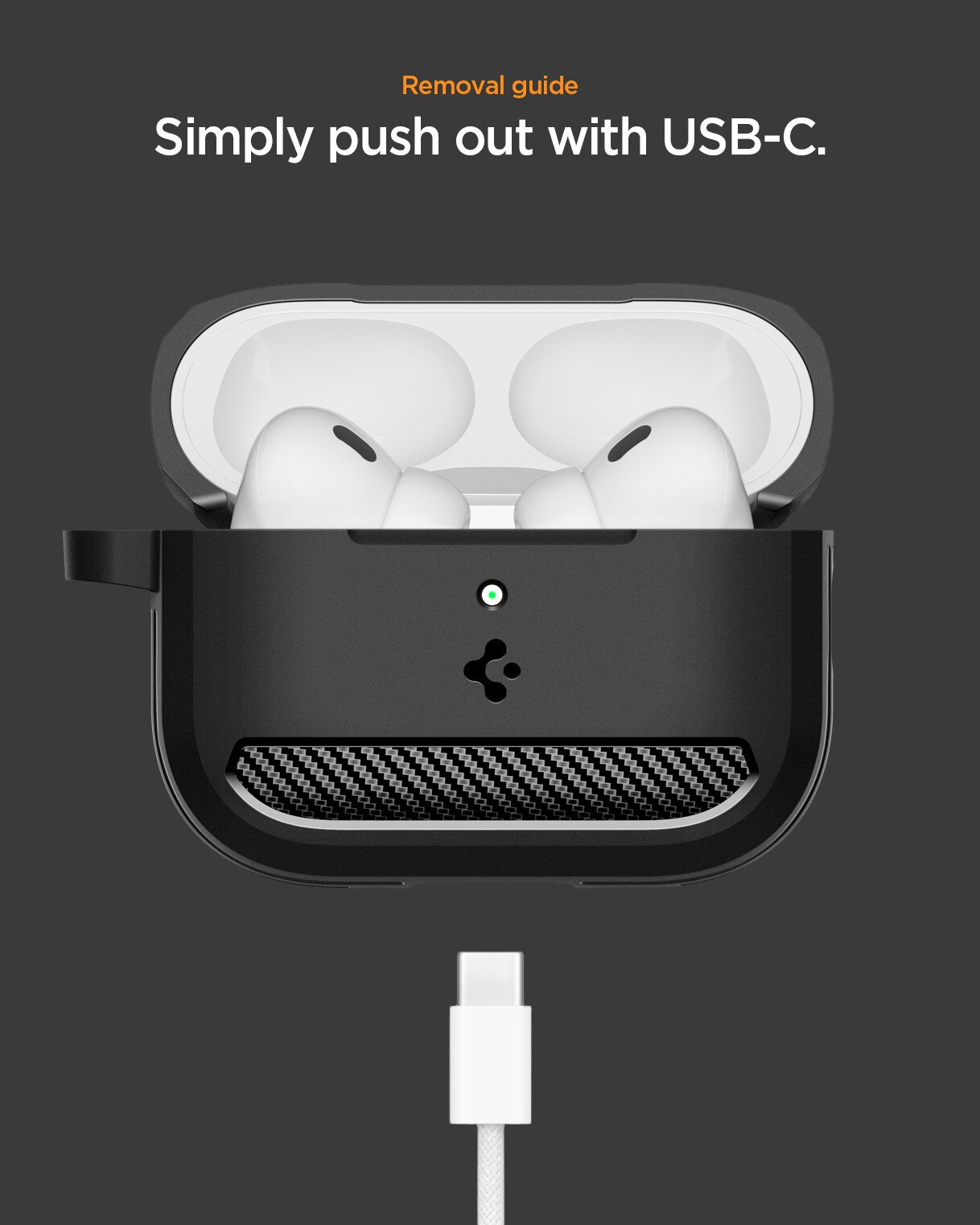 Apple AirPods Pro 3 Case Rugged Armor Black