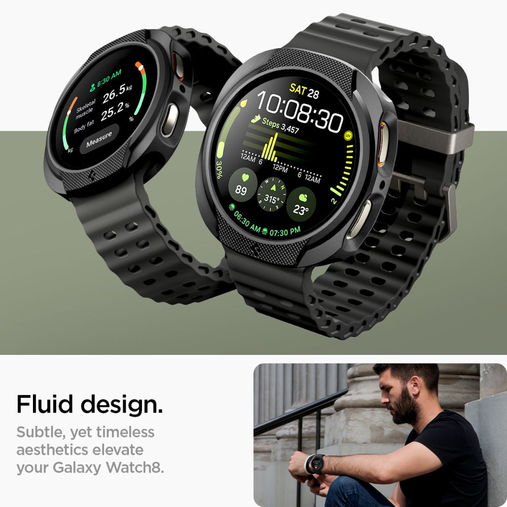Samsung Galaxy Watch 8 44mm Deksel Liquid Air Black