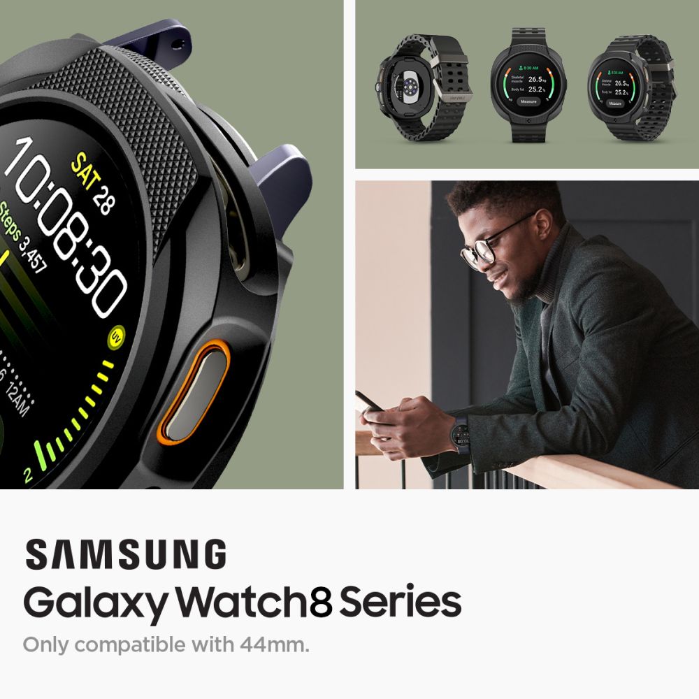 Samsung Galaxy Watch 8 44mm Deksel Liquid Air Black