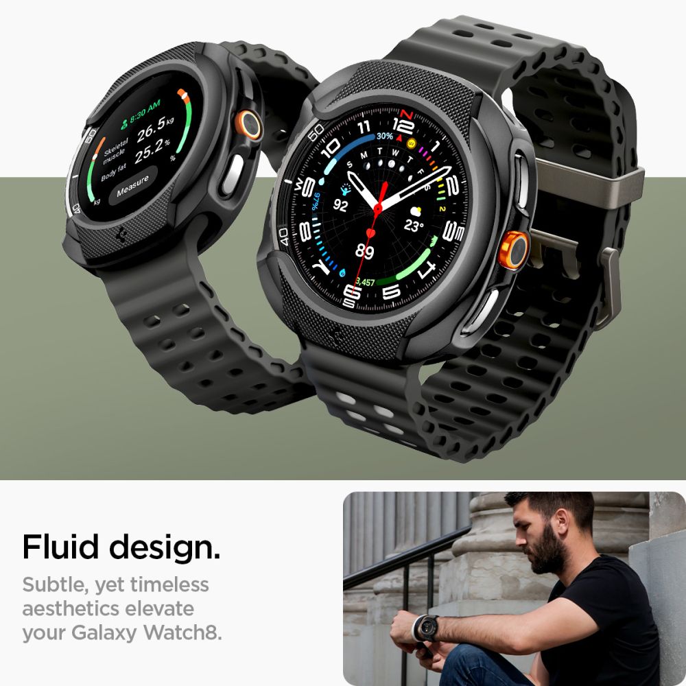 Samsung Galaxy Watch 8 Classic Deksel Liquid Air Black