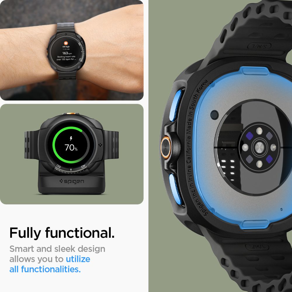 Samsung Galaxy Watch 8 Classic Deksel Liquid Air Black