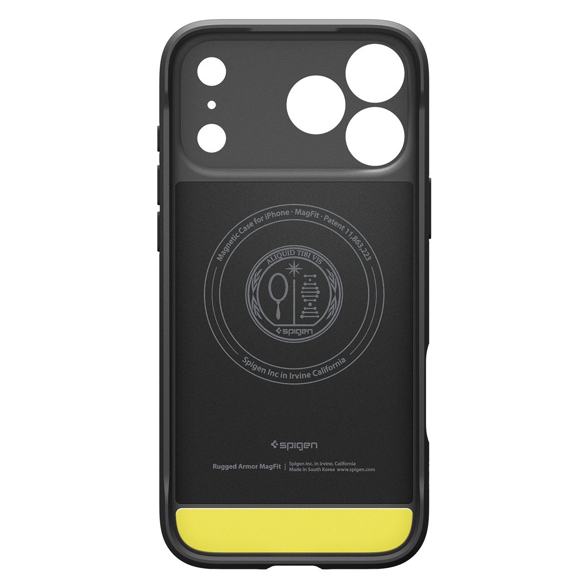 iPhone 17 Pro Case Rugged Armor MagSafe Black