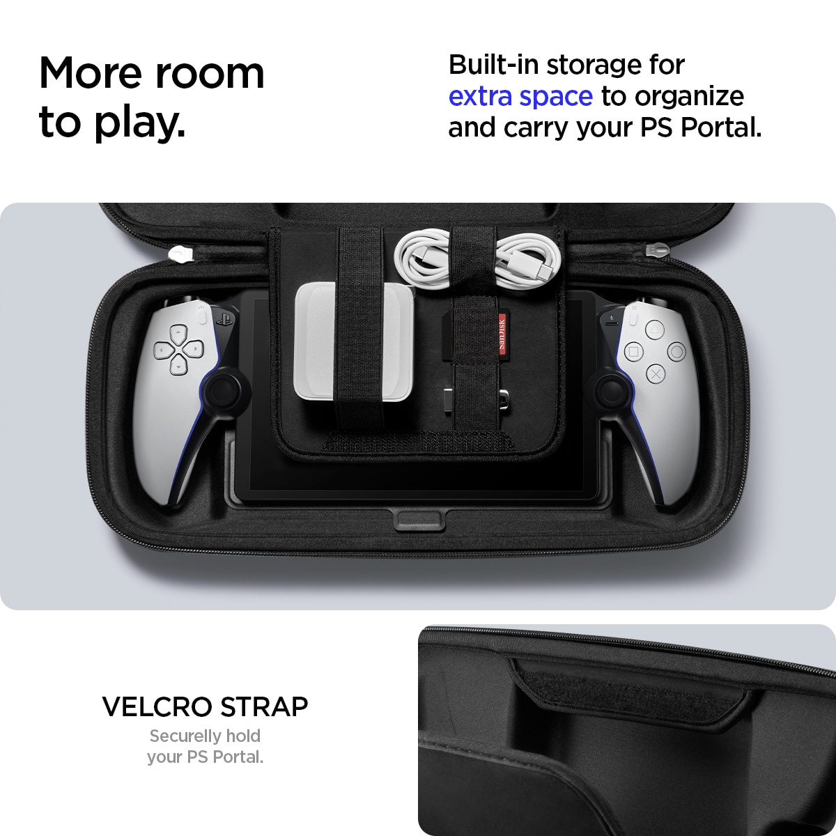 Sony PlayStation Portal Rugged Armor Pro Pouch Black