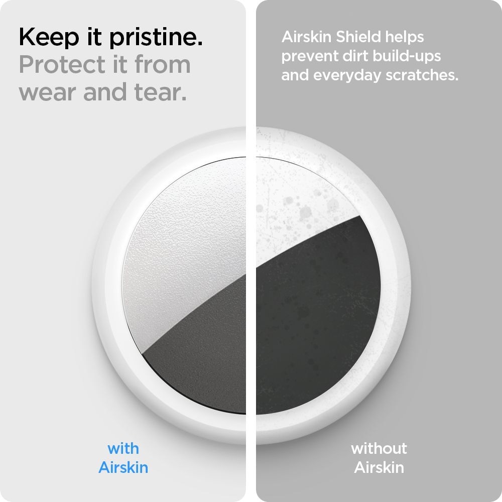 Apple Airtag Airskin Hydrogel film Matte Clear (4-pack)