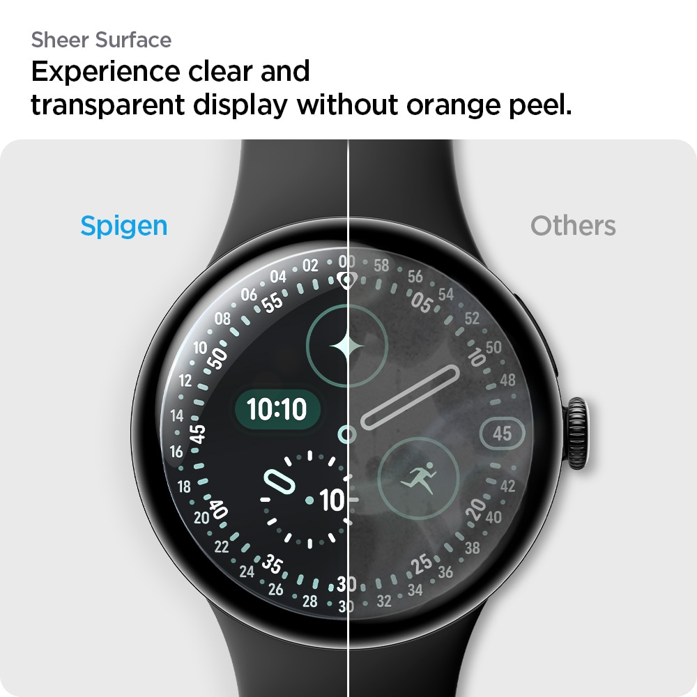 Google Pixel Watch 4 45mm Screen Protector EliteShield EZ Fit (2-pack)