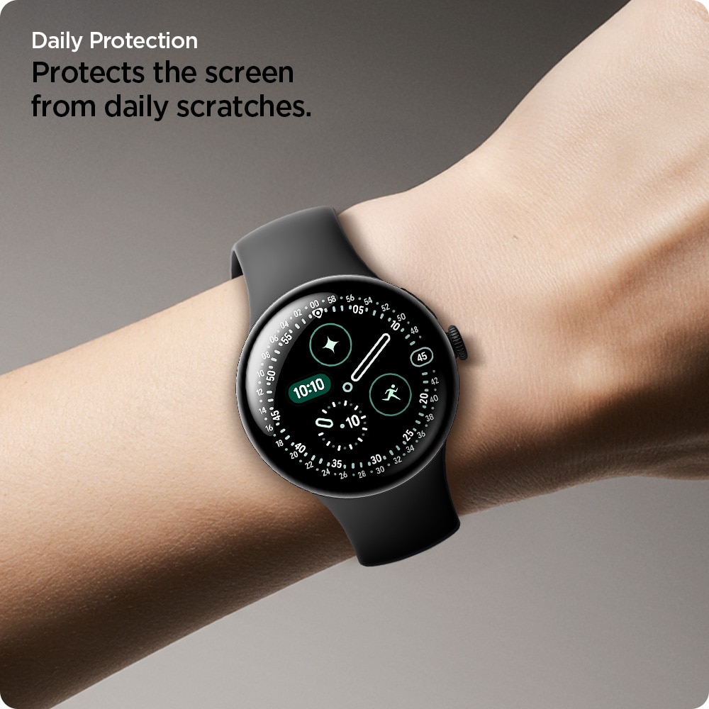 Google Pixel Watch 4 45mm Screen Protector EliteShield EZ Fit (2-pack)