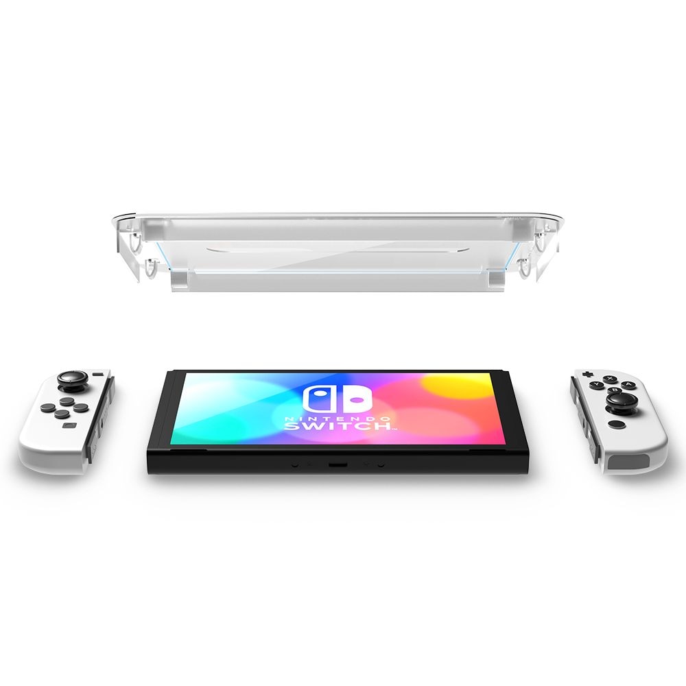 Nintendo Switch OLED Screen Protector GLAS.tR EZ Fit (2-pack)