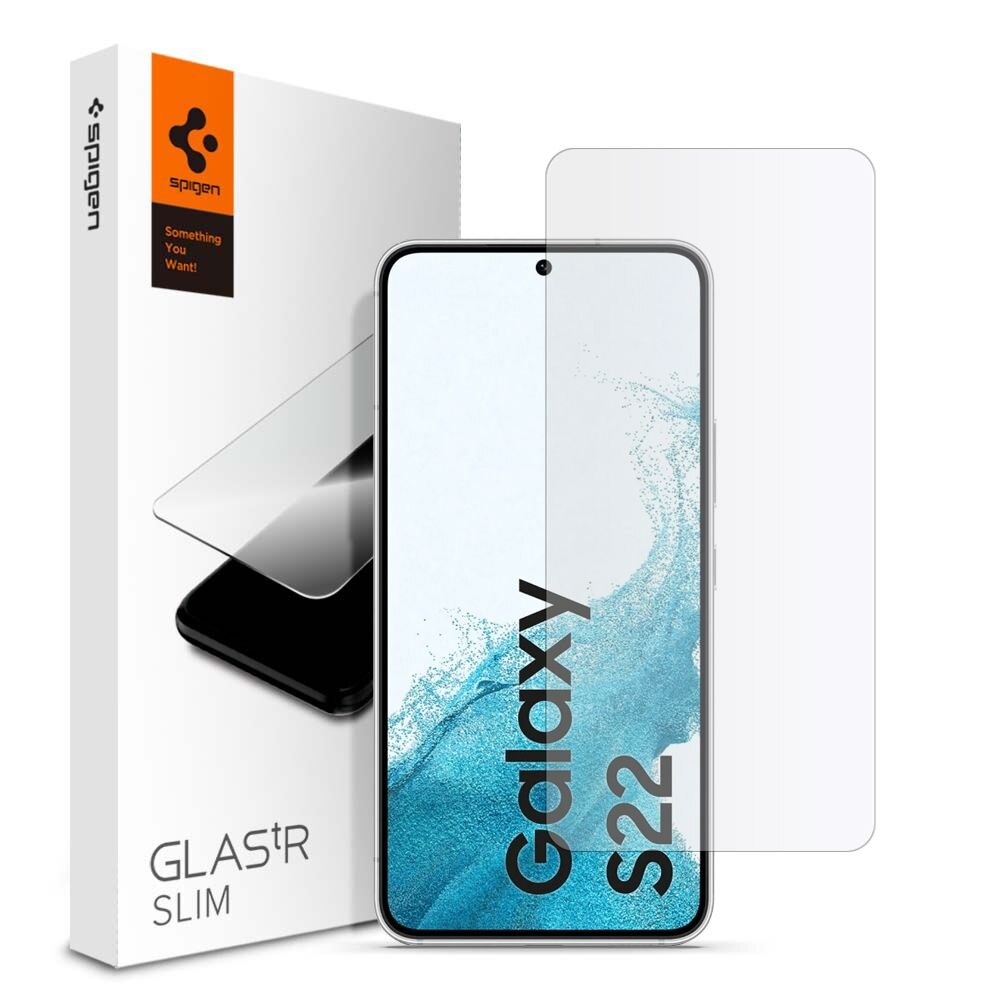 Kjøp Spigen Galaxy S22 Screen Protector GLAS.tR SLIM HD online