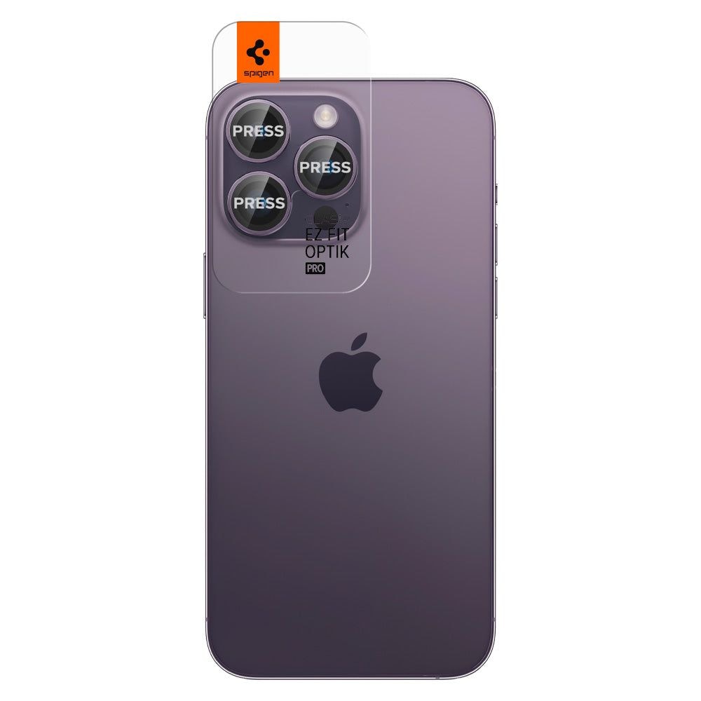 iPhone 14 Pro EZ Fit Optik Pro Lens Protector (2-pack) Deep Purple