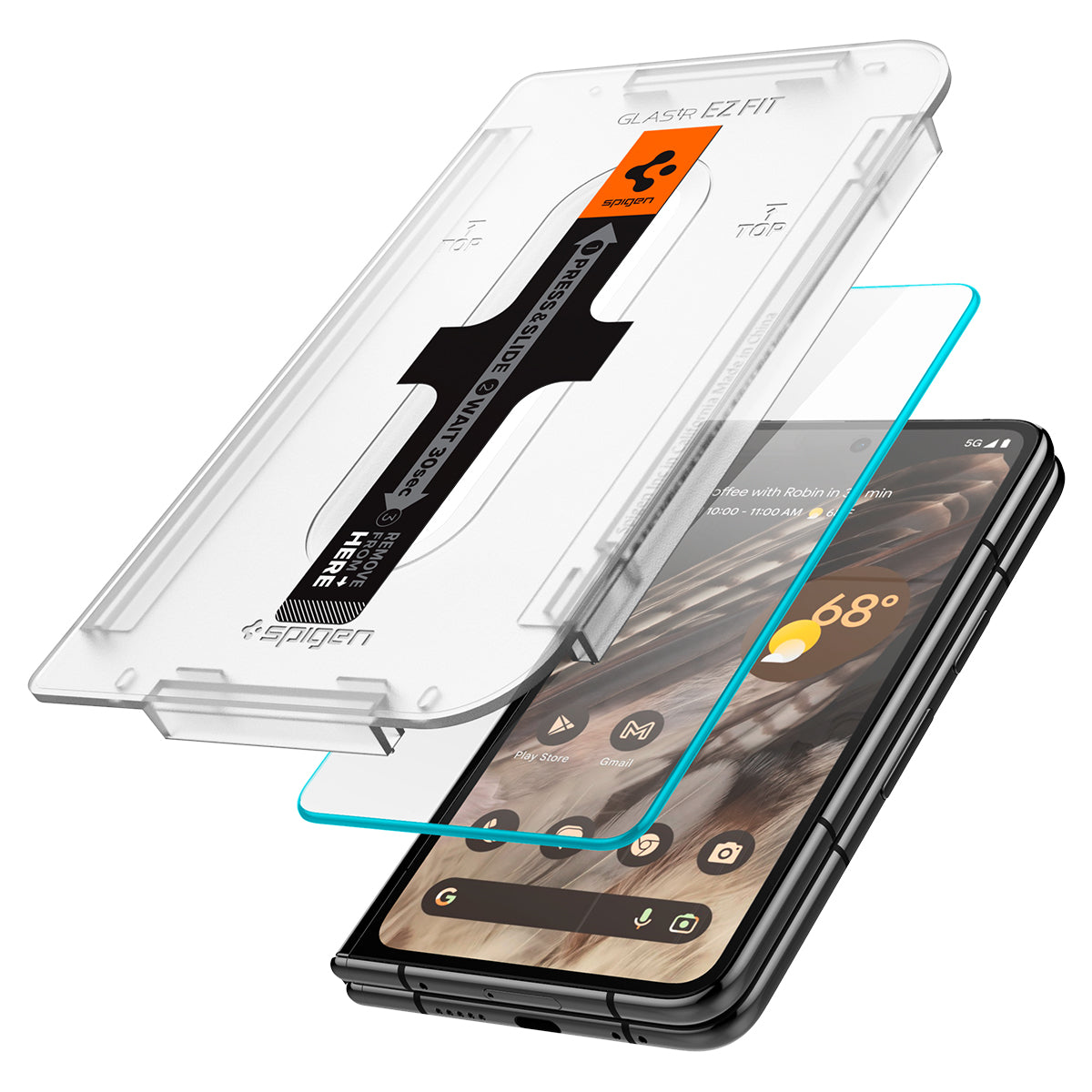 Google Pixel Fold Outer Screen Protector GLAS.tR EZ Fit (2-pack)