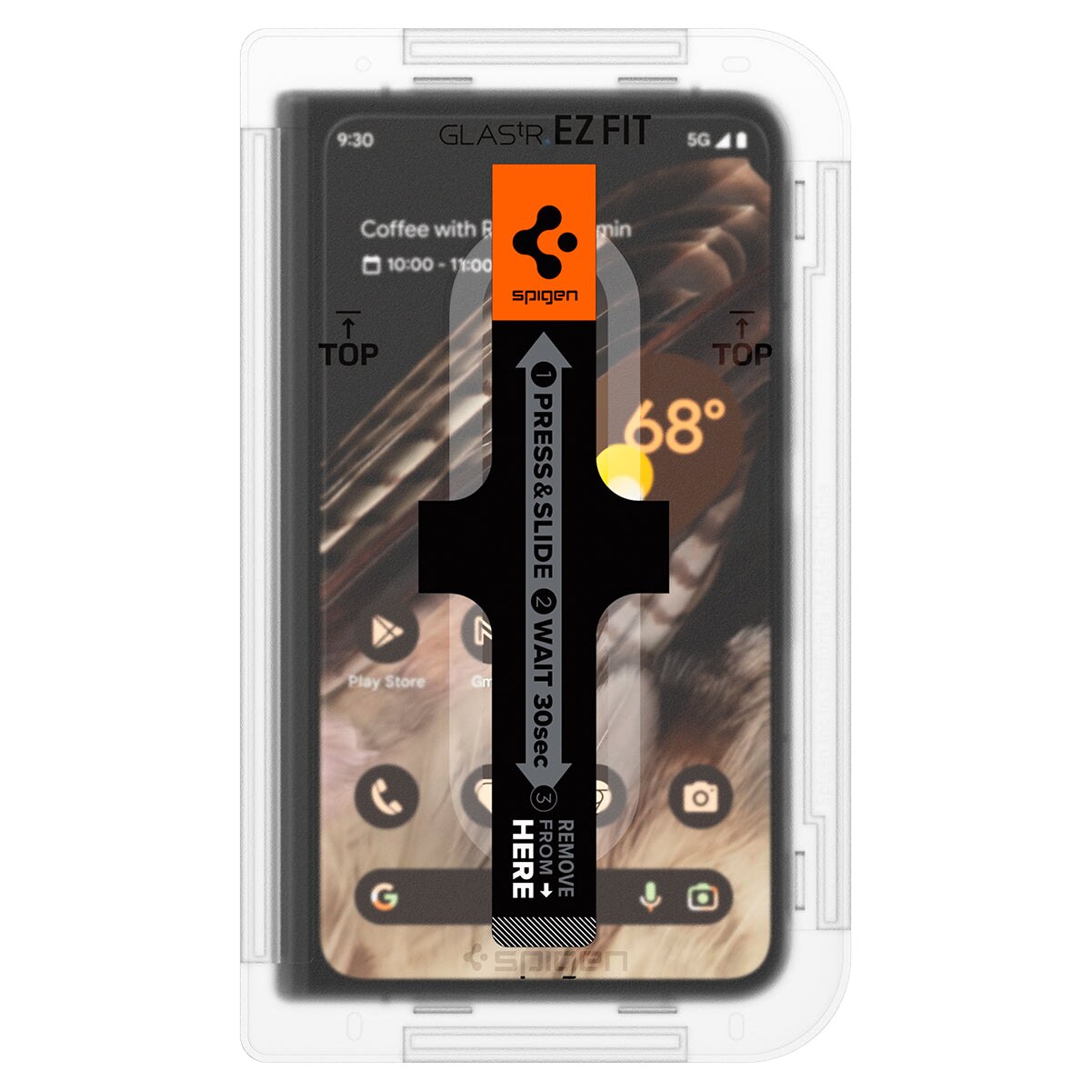 Google Pixel Fold Outer Screen Protector GLAS.tR EZ Fit (2-pack)