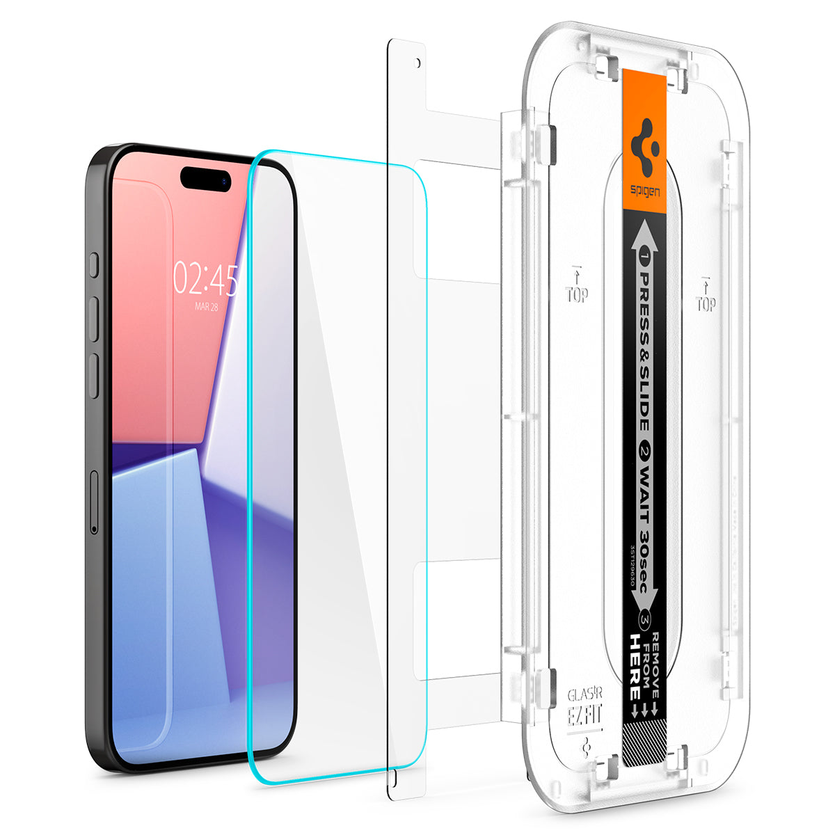 iPhone 15 Pro Max Screen Protector GLAS.tR EZ Fit (2-pack)