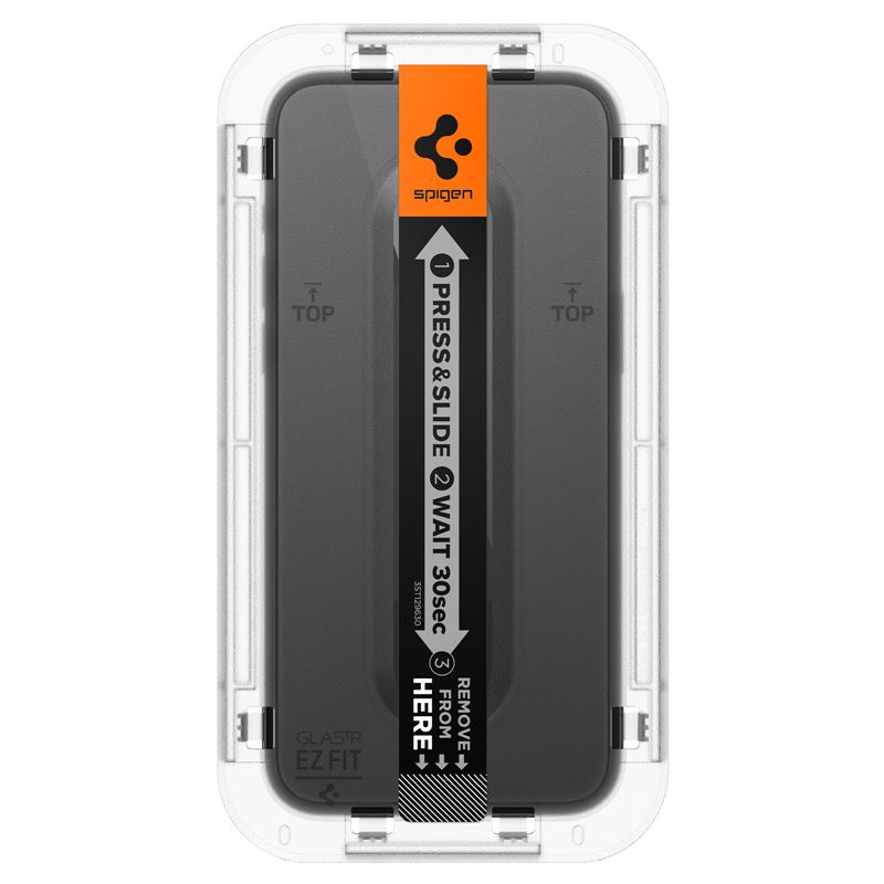 iPhone 15 Plus Screen Protector GLAS.tR Full Cover EZ Fit (2-pack) Black