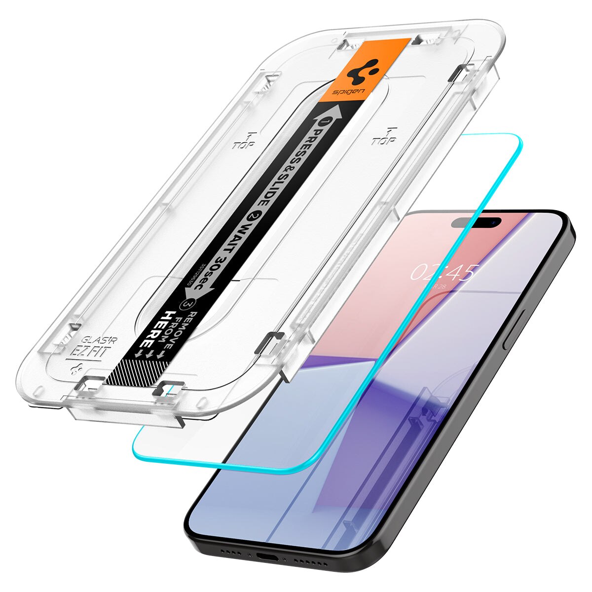 iPhone 15 Pro Screen Protector GLAS.tR EZ Fit (2-pack)