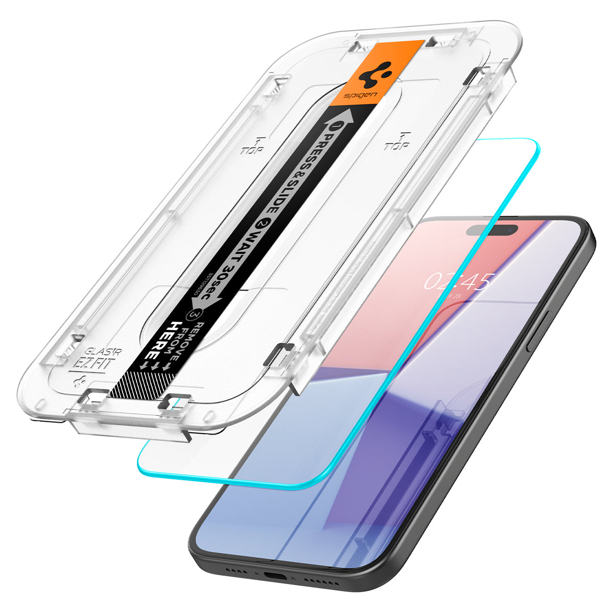 iPhone 15 Screen Protector GLAS.tR EZ Fit (2-pack)