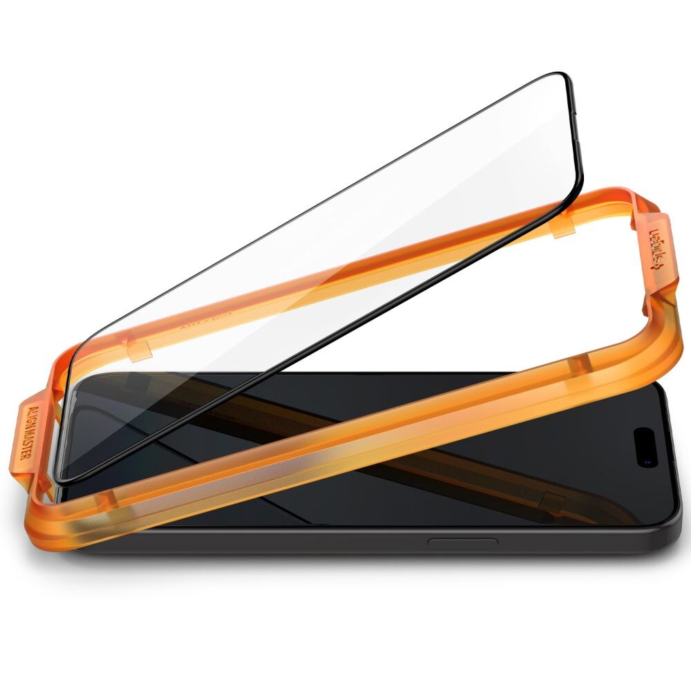 iPhone 15 AlignMaster GLAS.tR Full Cover (2-pack)