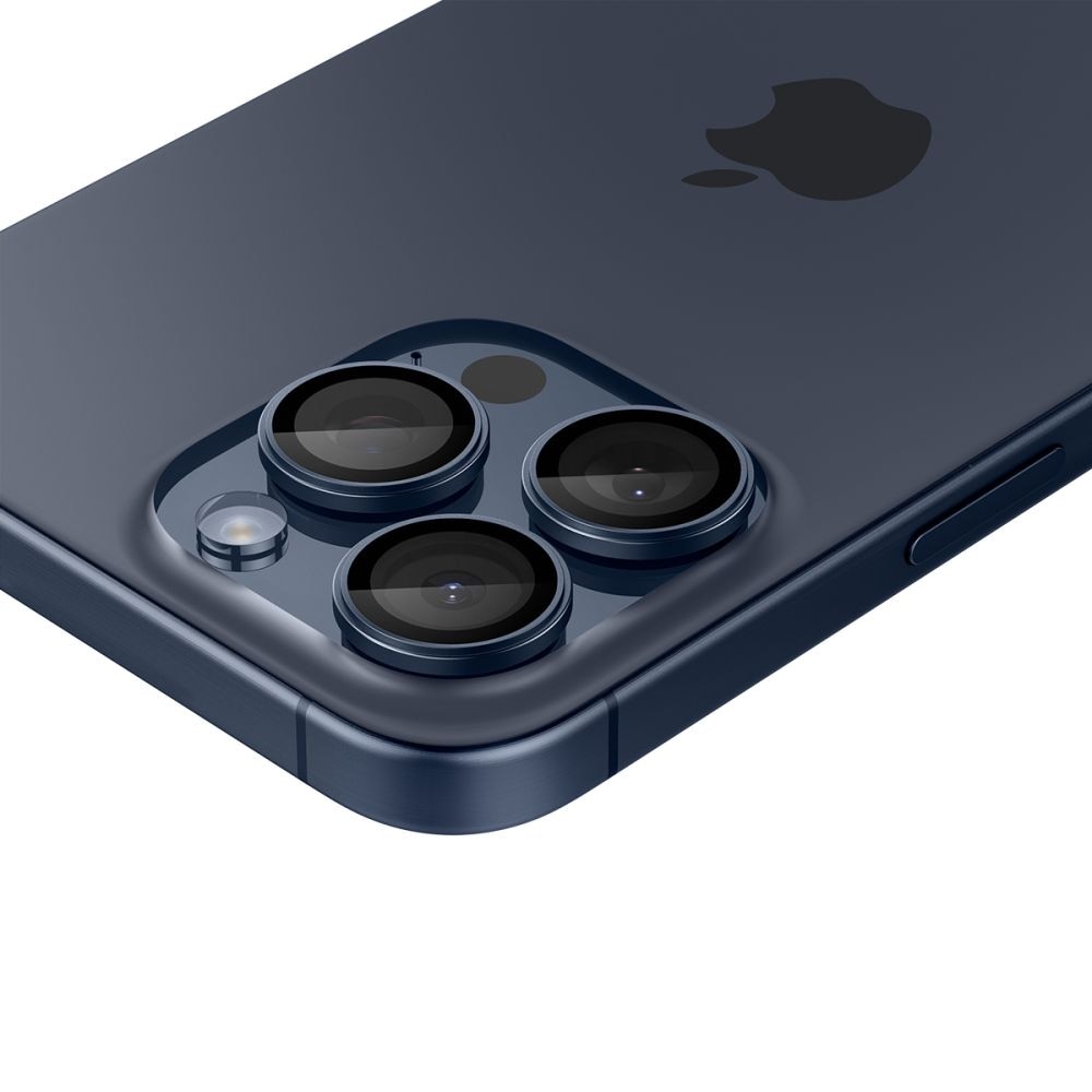 iPhone 14 Pro EZ Fit Optik Pro Lens Protector (2-pack) Blue Titanium